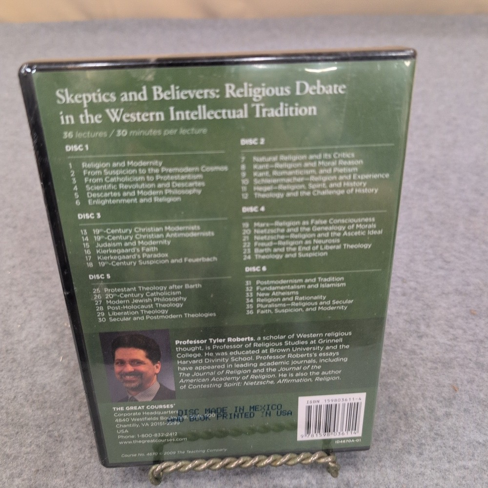 The Great Courses Skeptics and Believers Religious Debate DVD Guidebook Set - Picture 3 of 4
